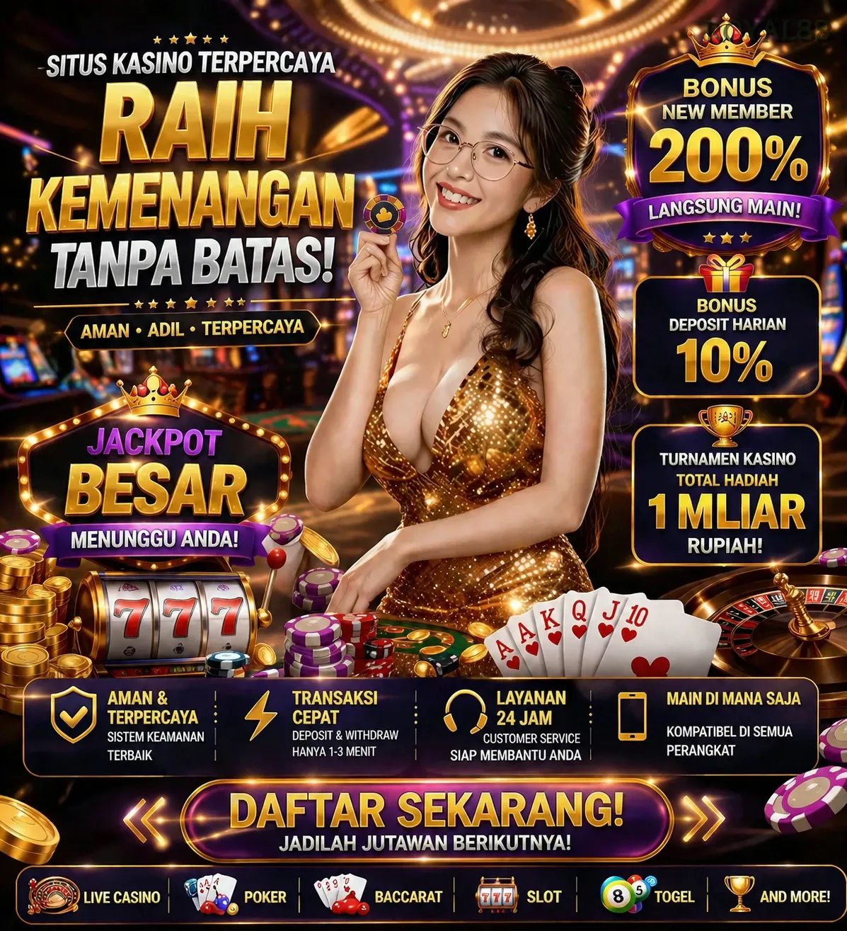 Ikon aplikasi royal88 resmi
